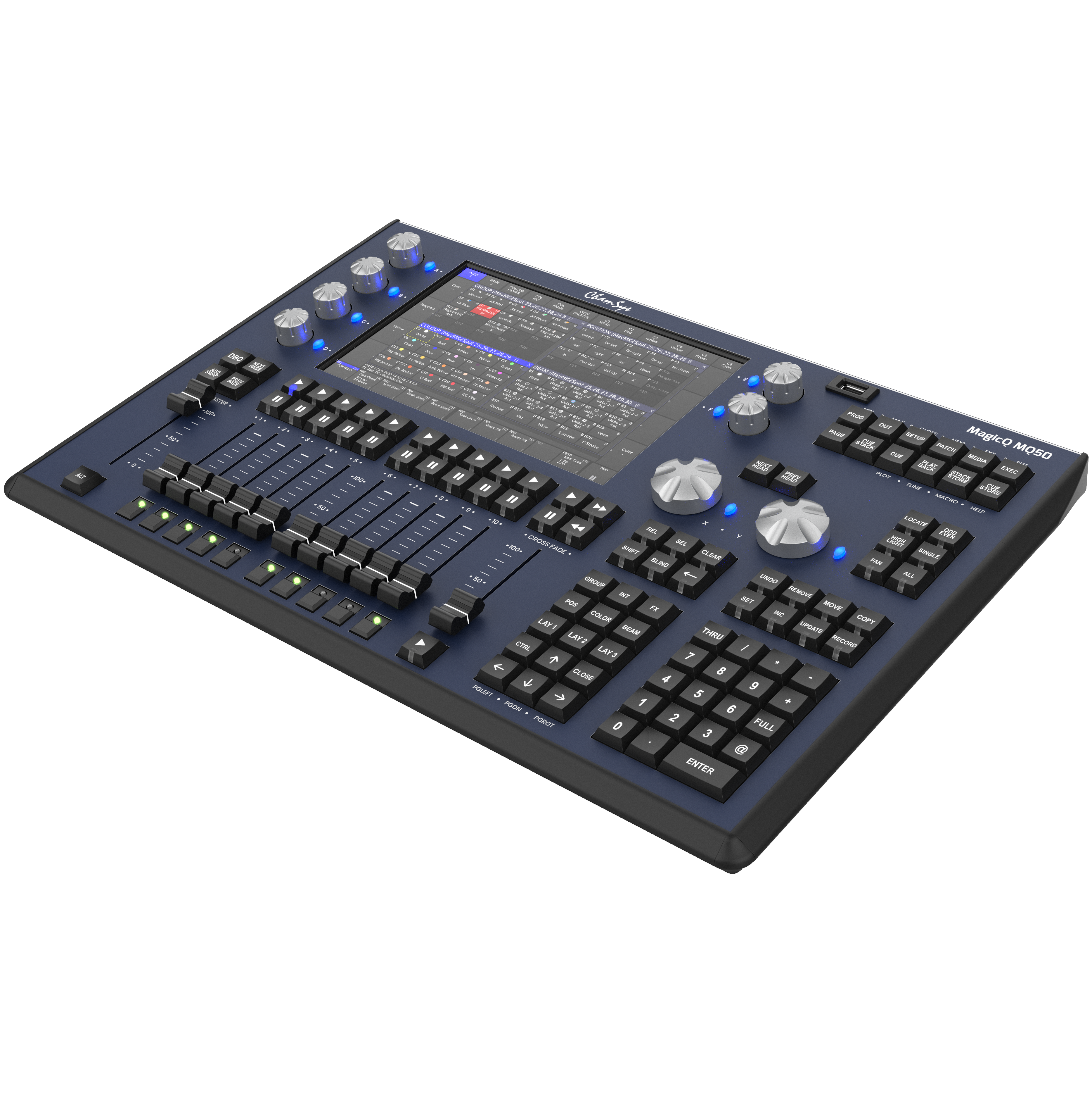 ChamSys MagicQ MQ50 Lighting Controller with BYFP ipCase