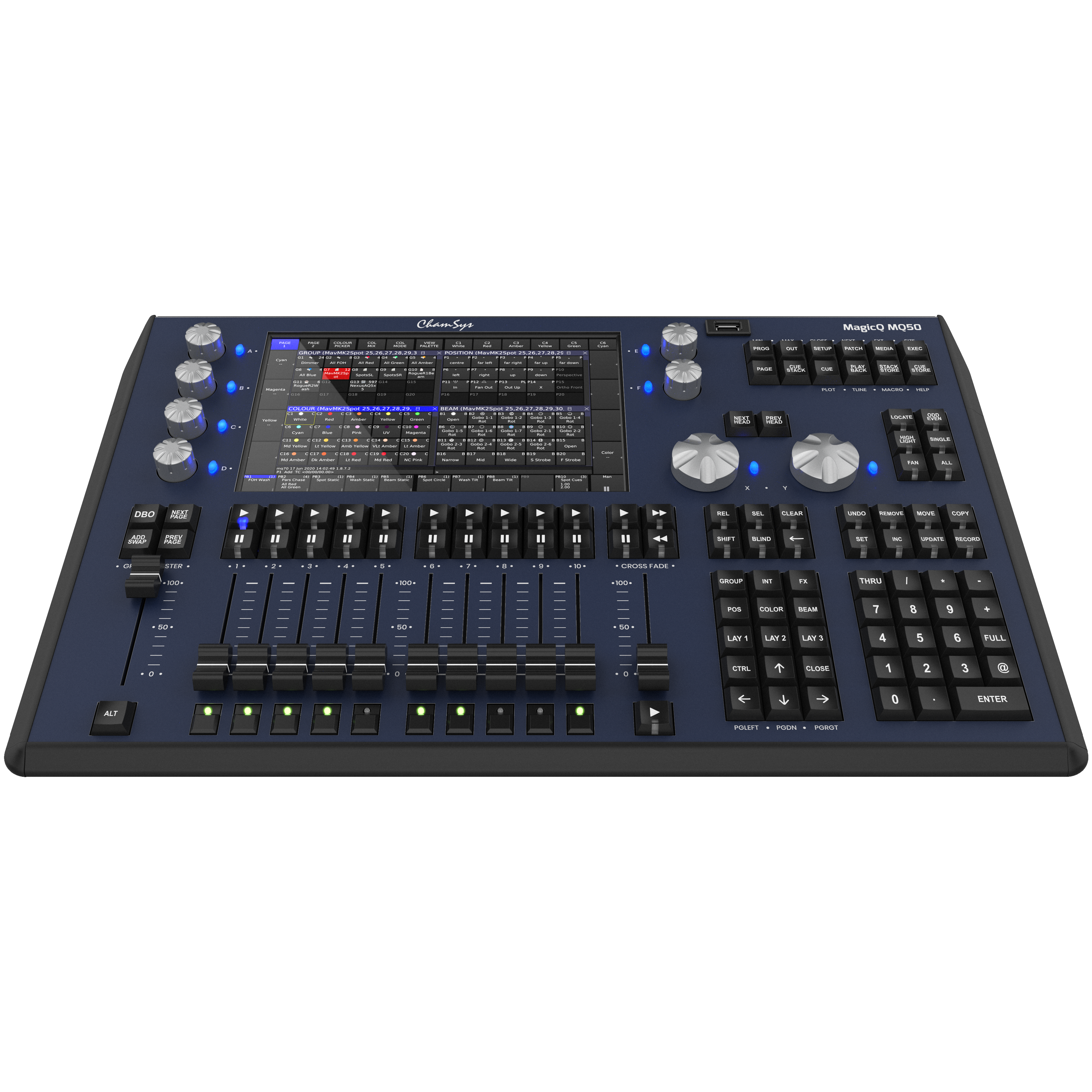 ChamSys MagicQ MQ50 Lighting Controller with BYFP ipCase