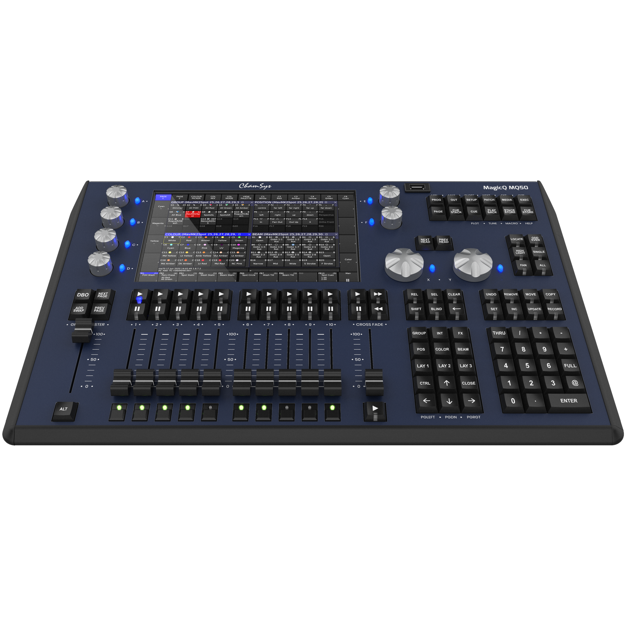 ChamSys MagicQ MQ50 Lighting Controller with BYFP ipCase