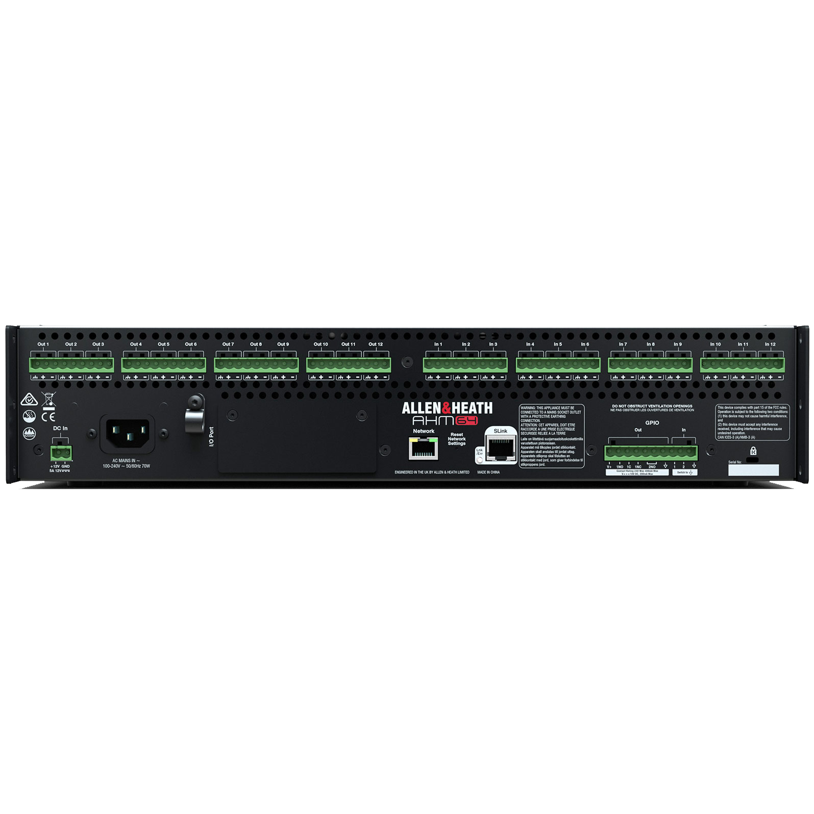 Allen & Heath AHM-64 Processor