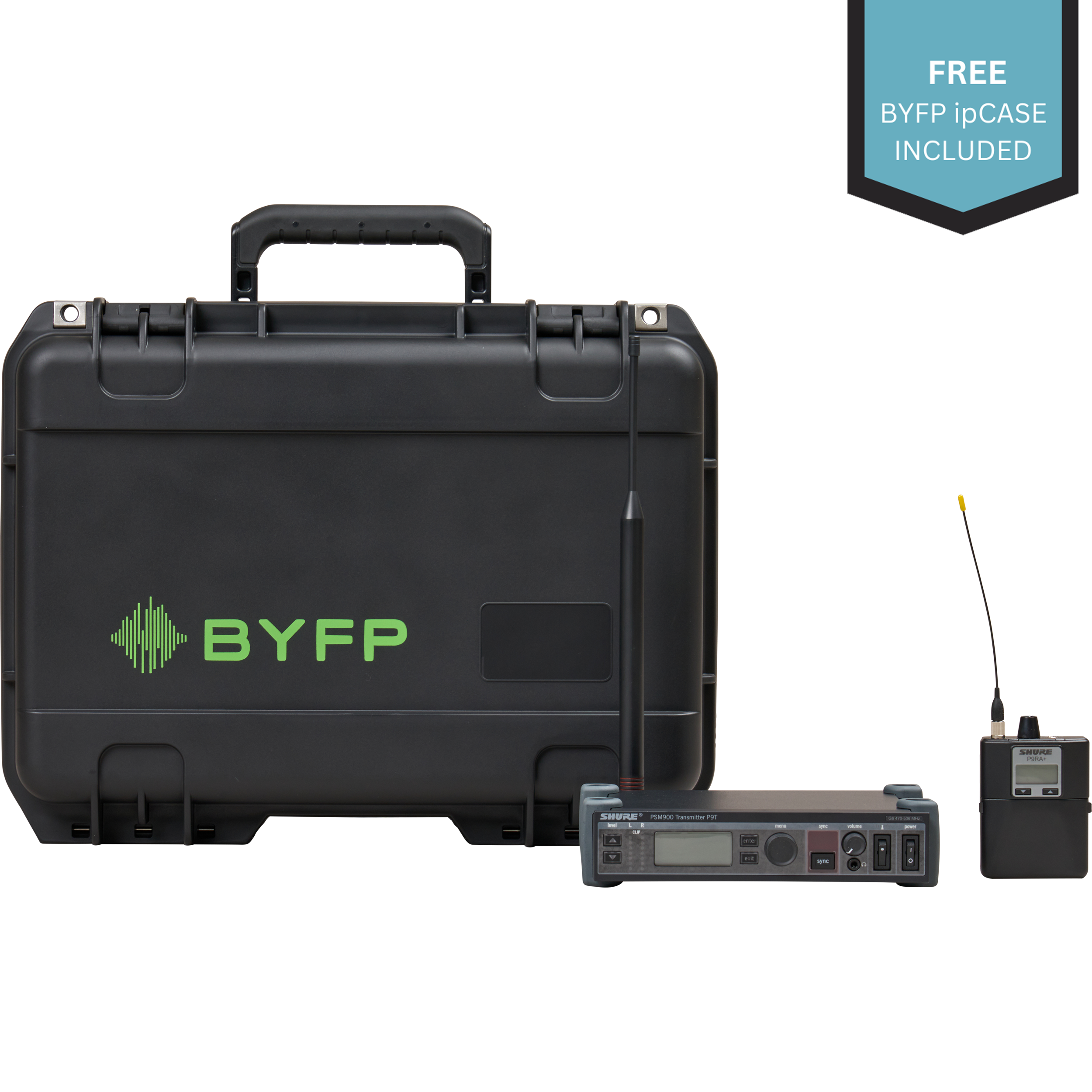 Shure PSM900 In-Ear Personal Monitoring System tourPack with BYFP ipCase