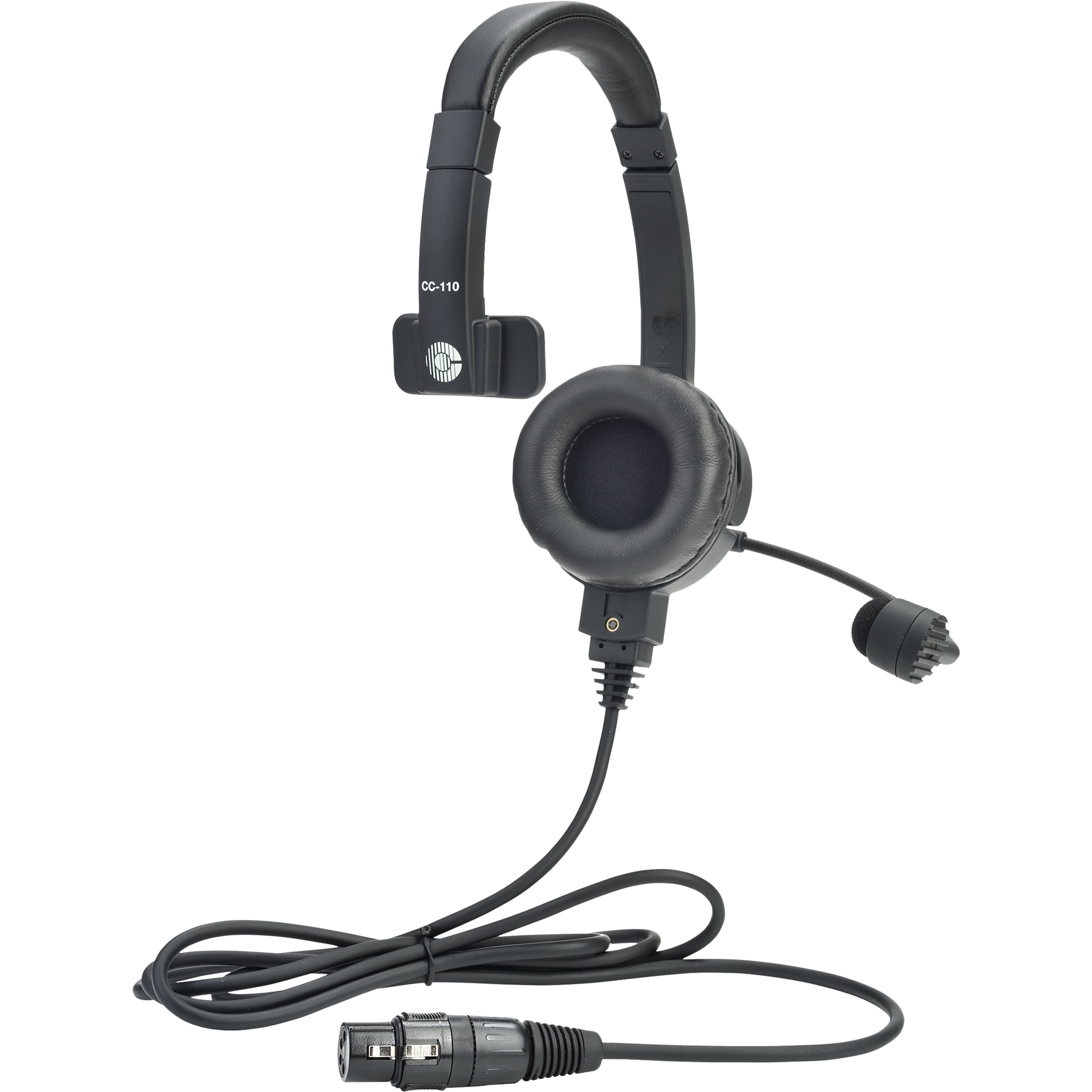 Clear-Com CC-110 Lightweight Single Ear Headset with 4-Pin XLR Connector
