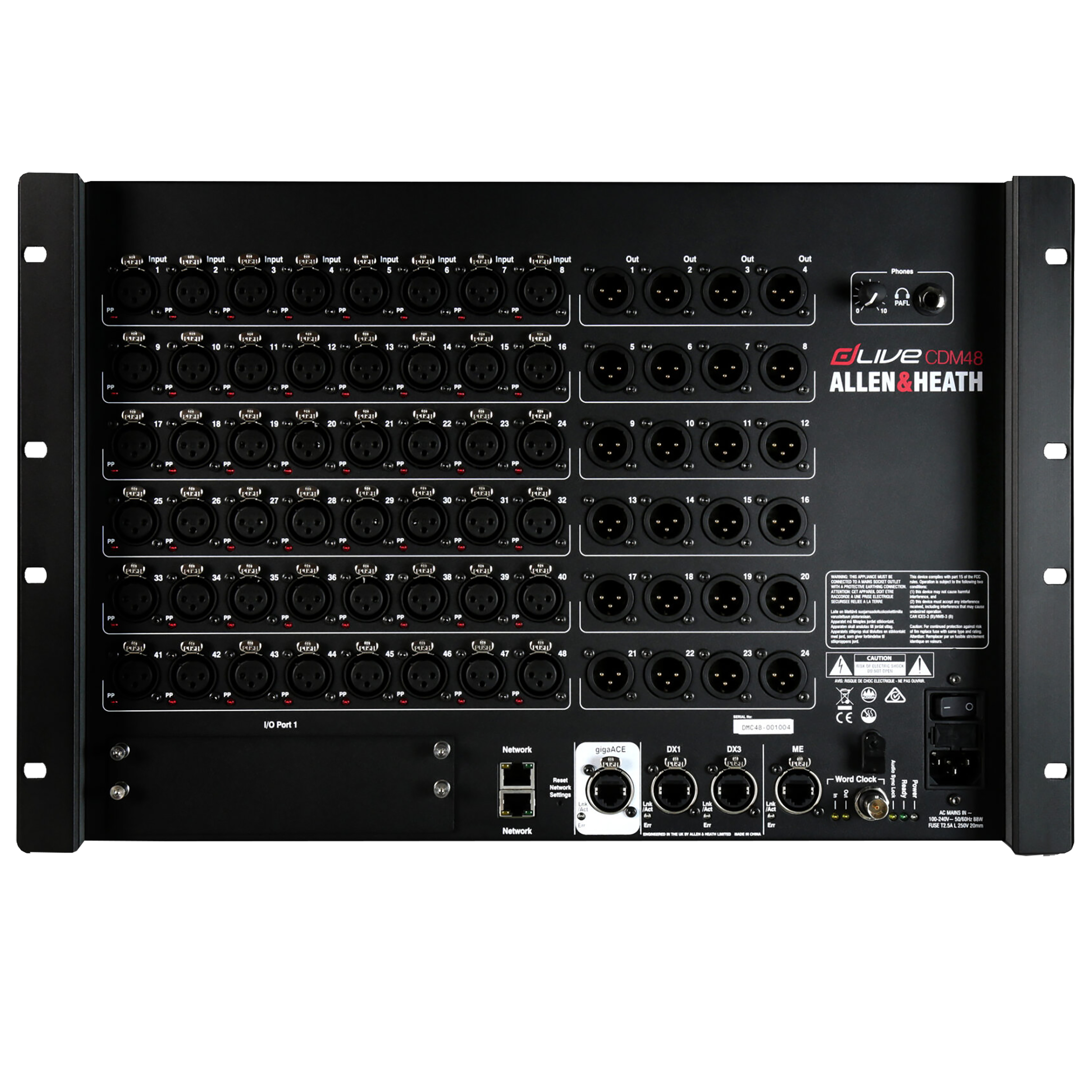 Allen & Heath dLive CDM48 RackUltra FX