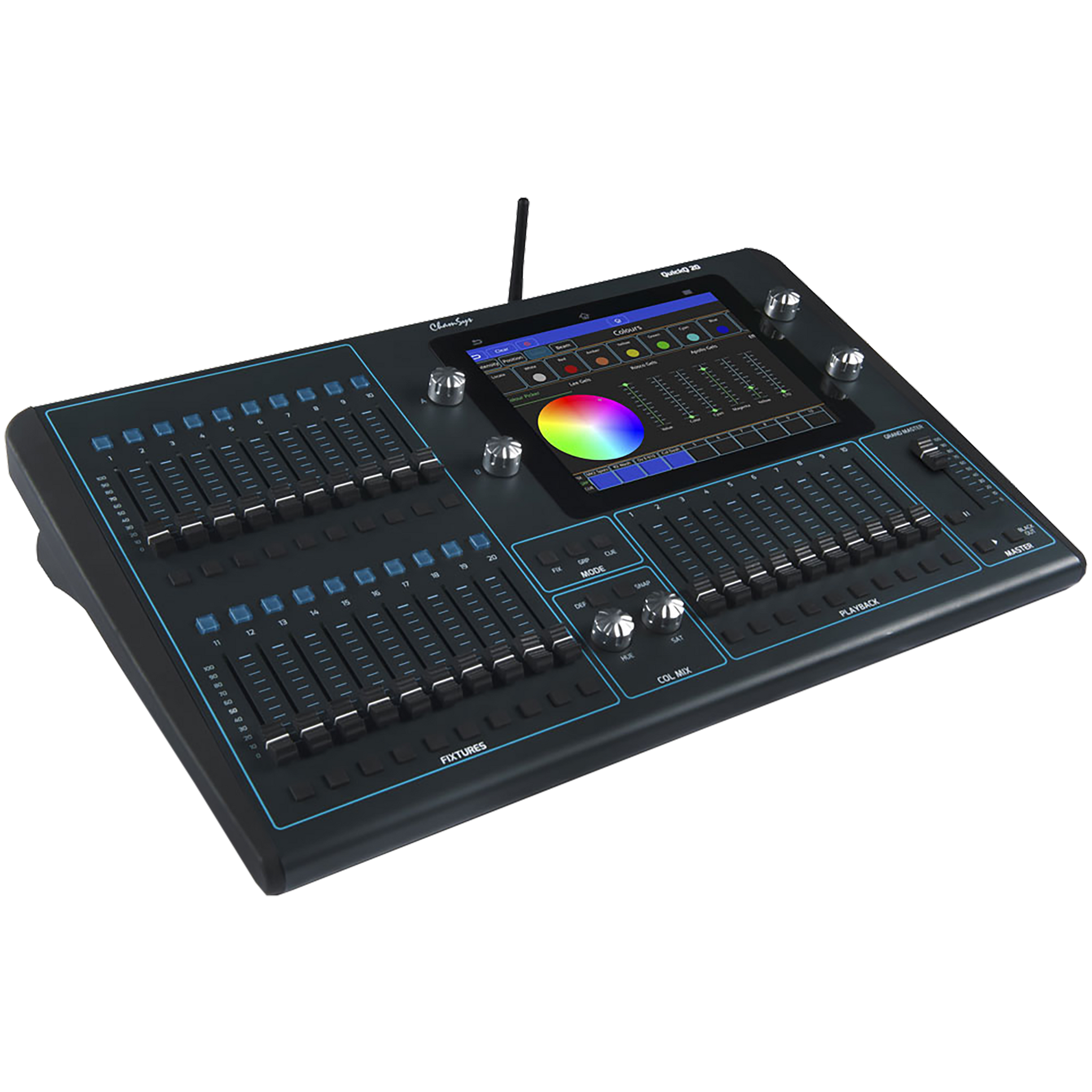 ChamSys QuickQ 20 Lighting Controller tourPack with BYFP ipCase