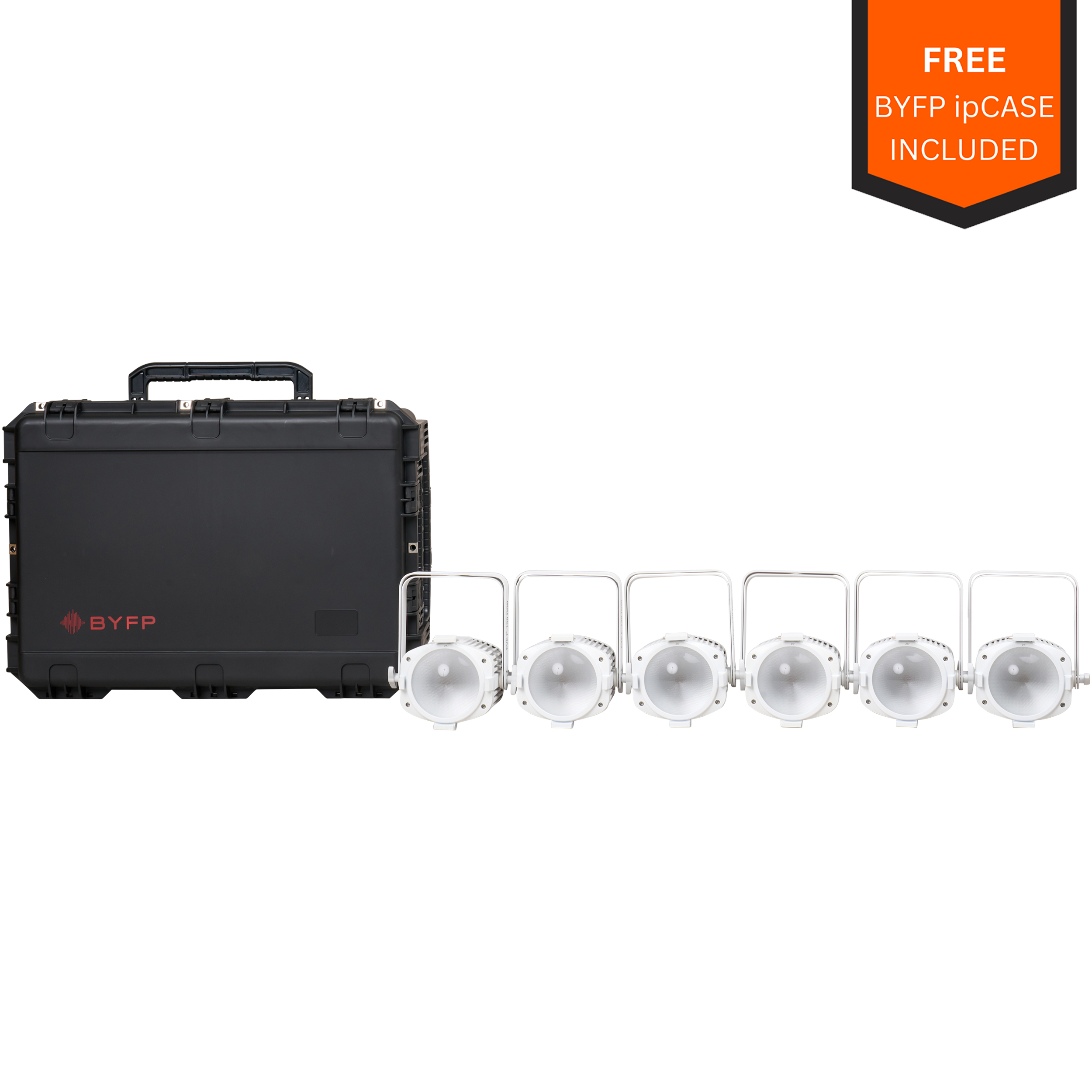 *eBay Chauvet DJ EVE P-140VW Variable White LED Par 6-Piece tourPack with BYFP Custom Fit ipCase