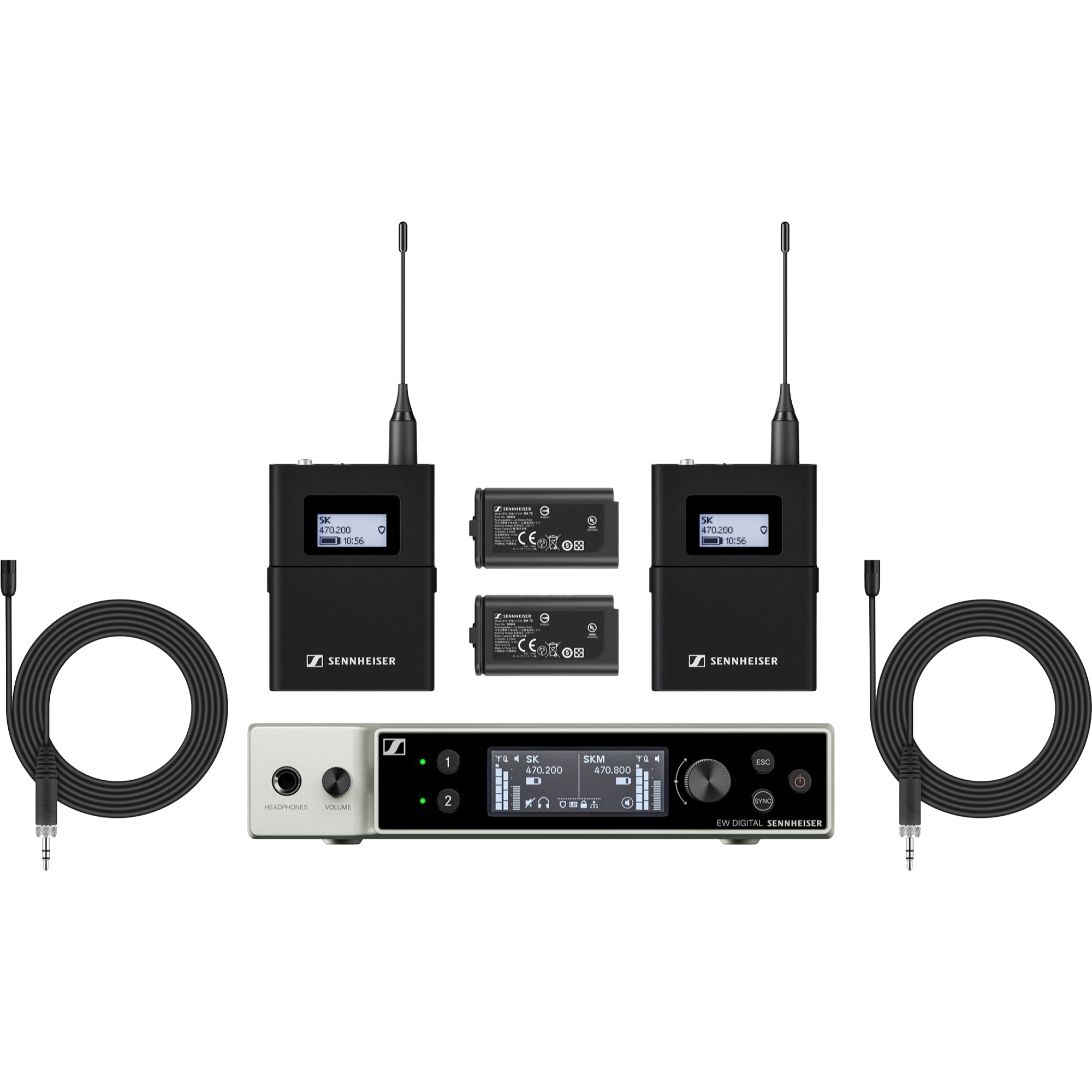 Sennheiser EW-DX Dual Lavalier Wireless System