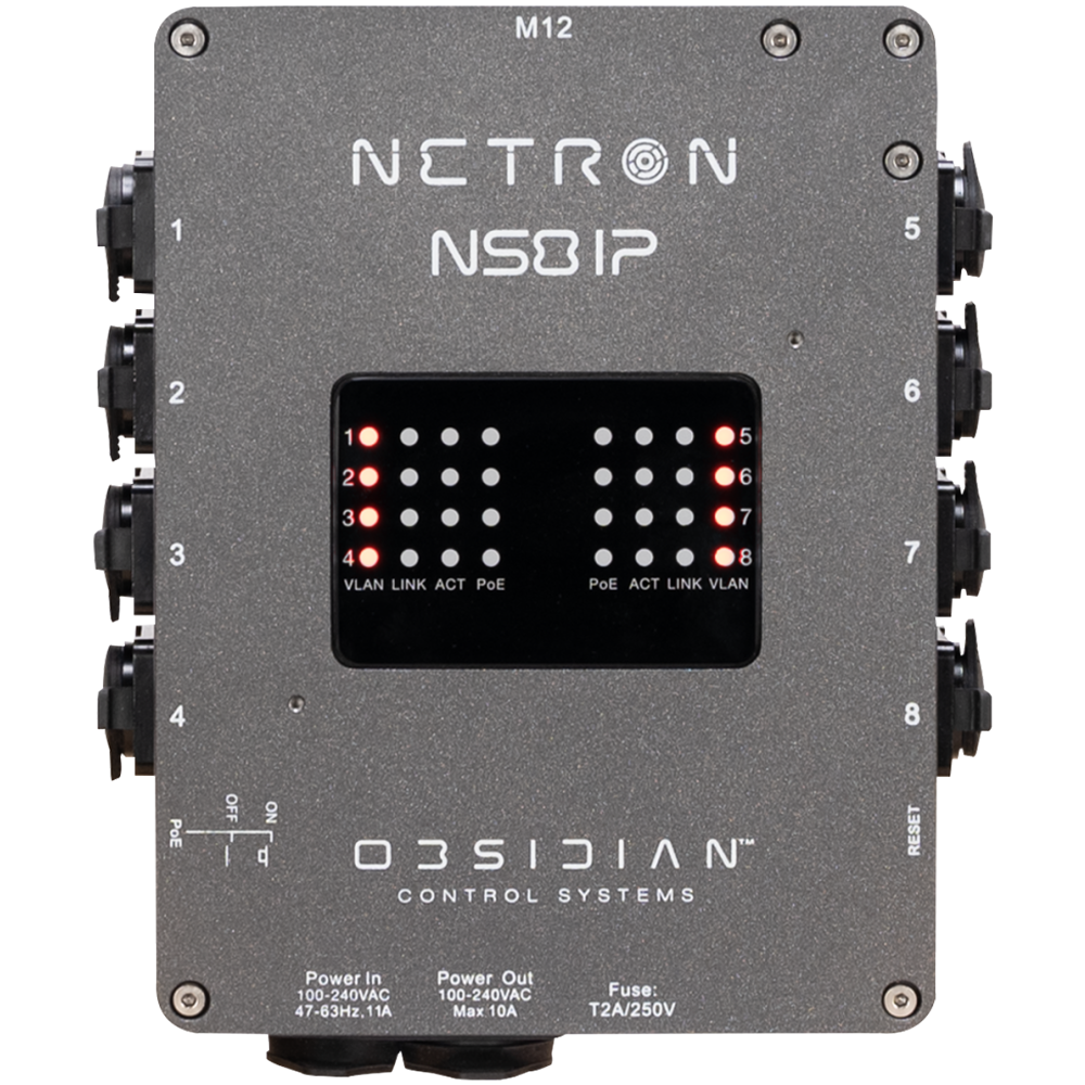 Obsidian Netron NS8 IP Network Switch