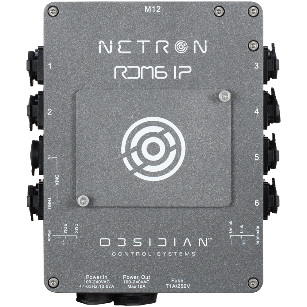 Obsidian Netron RDM6 IP DMX/RDM Splitter