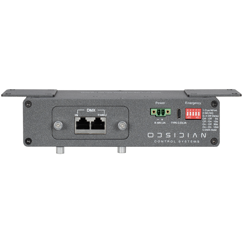 Obsidian Netron RDM6D DIN Rail/Wall Mount DMX/RDM Splitter