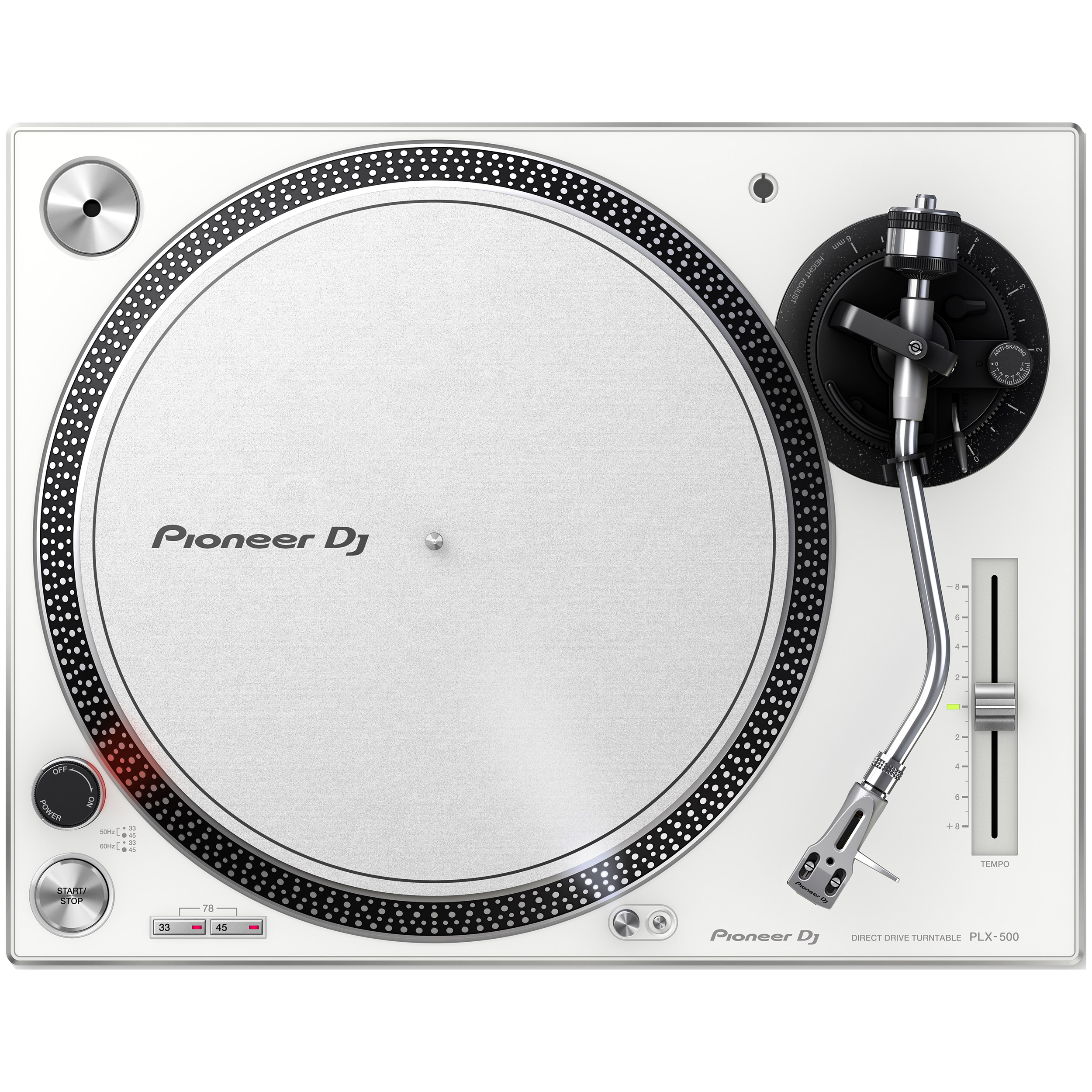 Pioneer PLX-500 White Turntable