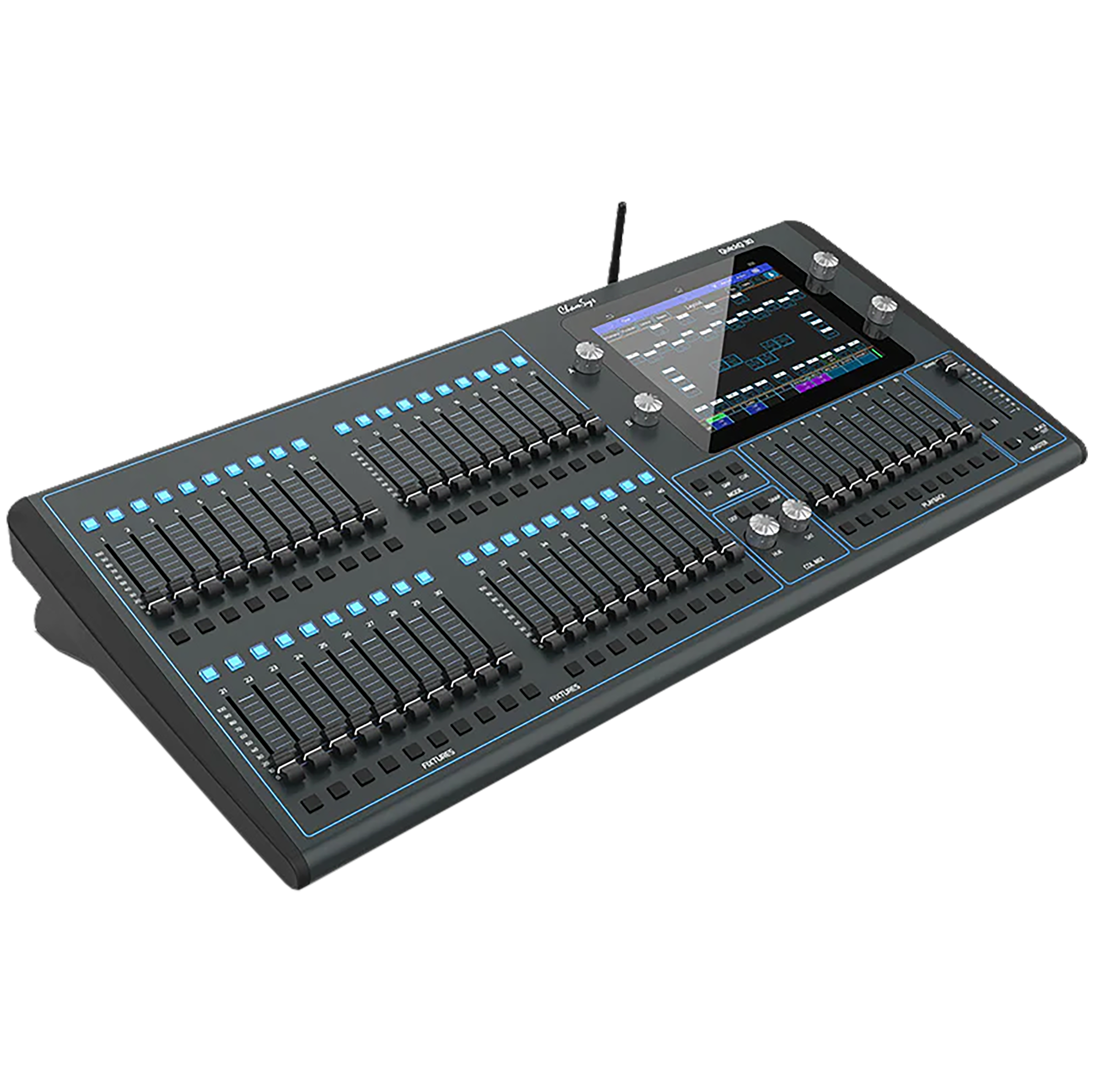 ChamSys QuickQ 30 Lighting Controller with BYFP ipCase