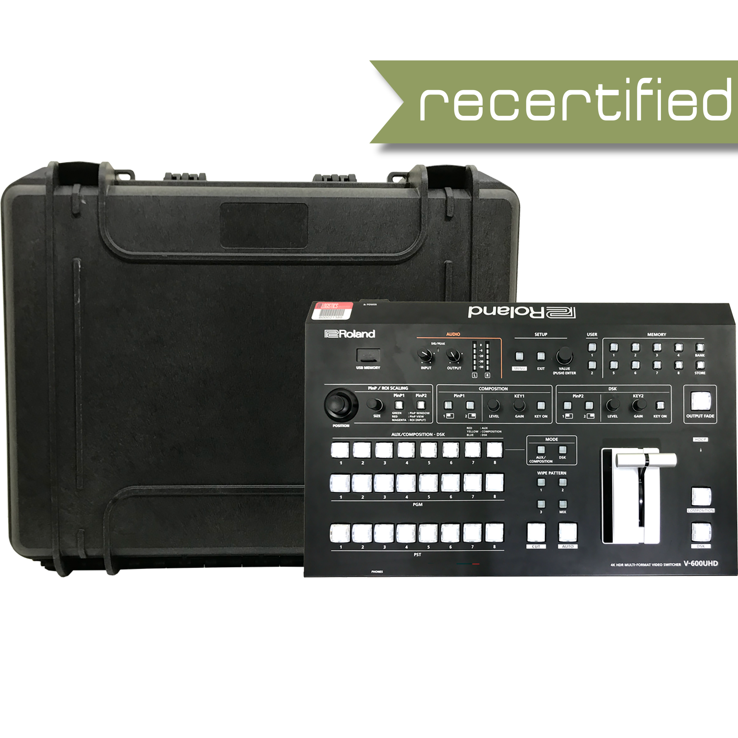 Roland V-600UHD Video Switcher with Case