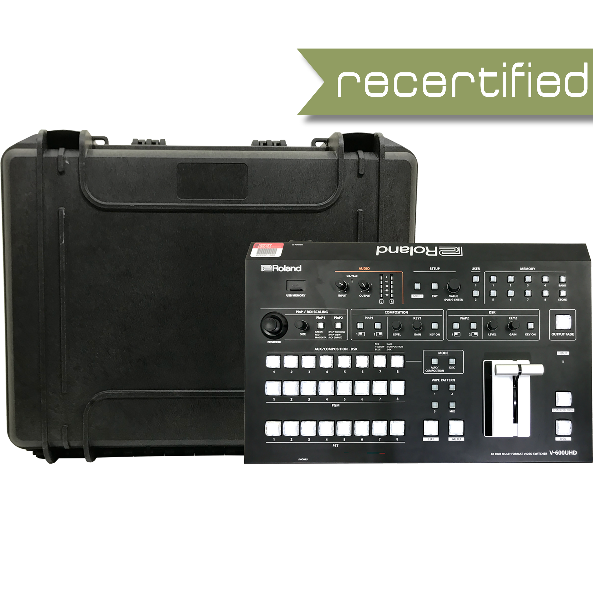 Roland V-600UHD Video Switcher with Case