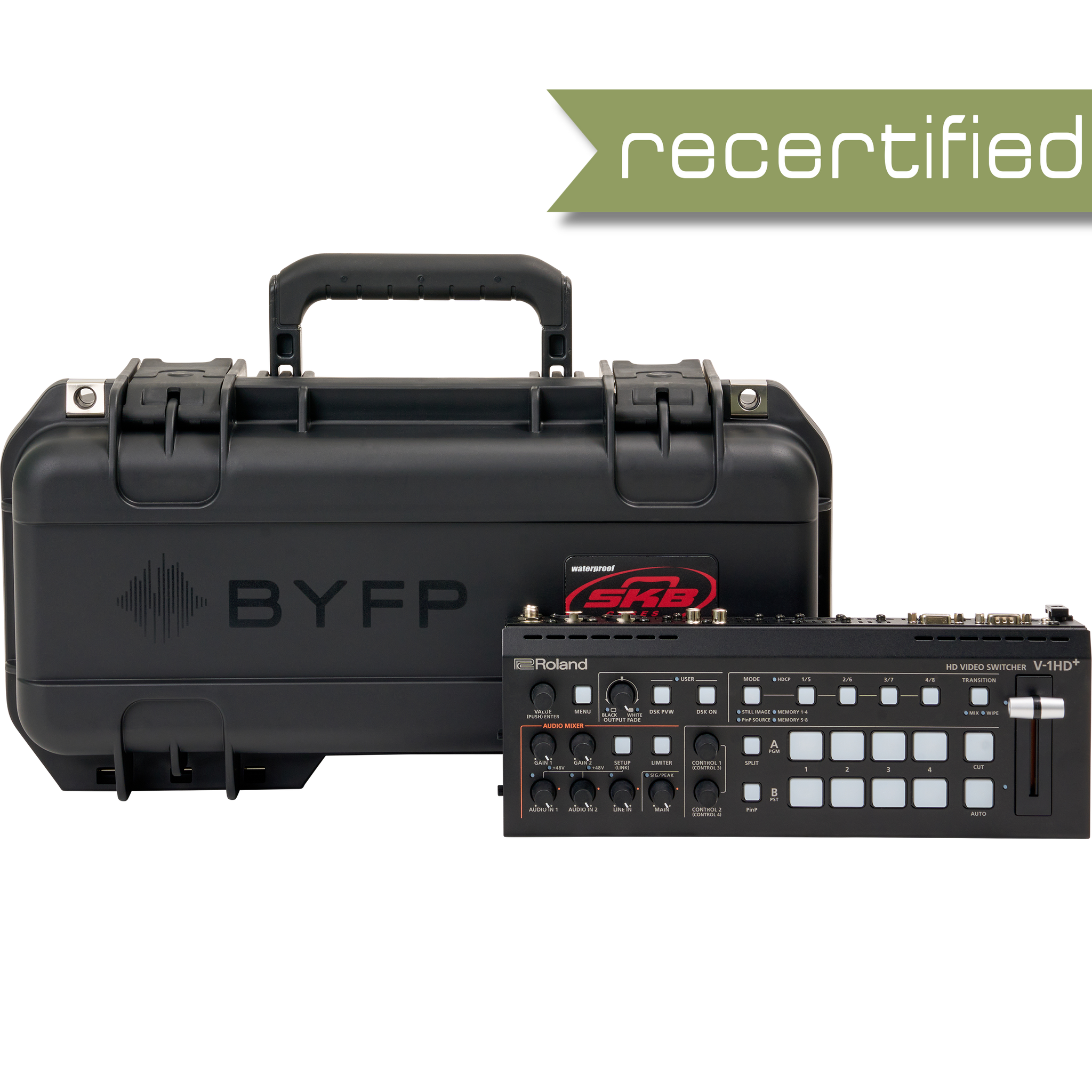 Roland V-1HD+ Video Switcher with BYFP ipCase