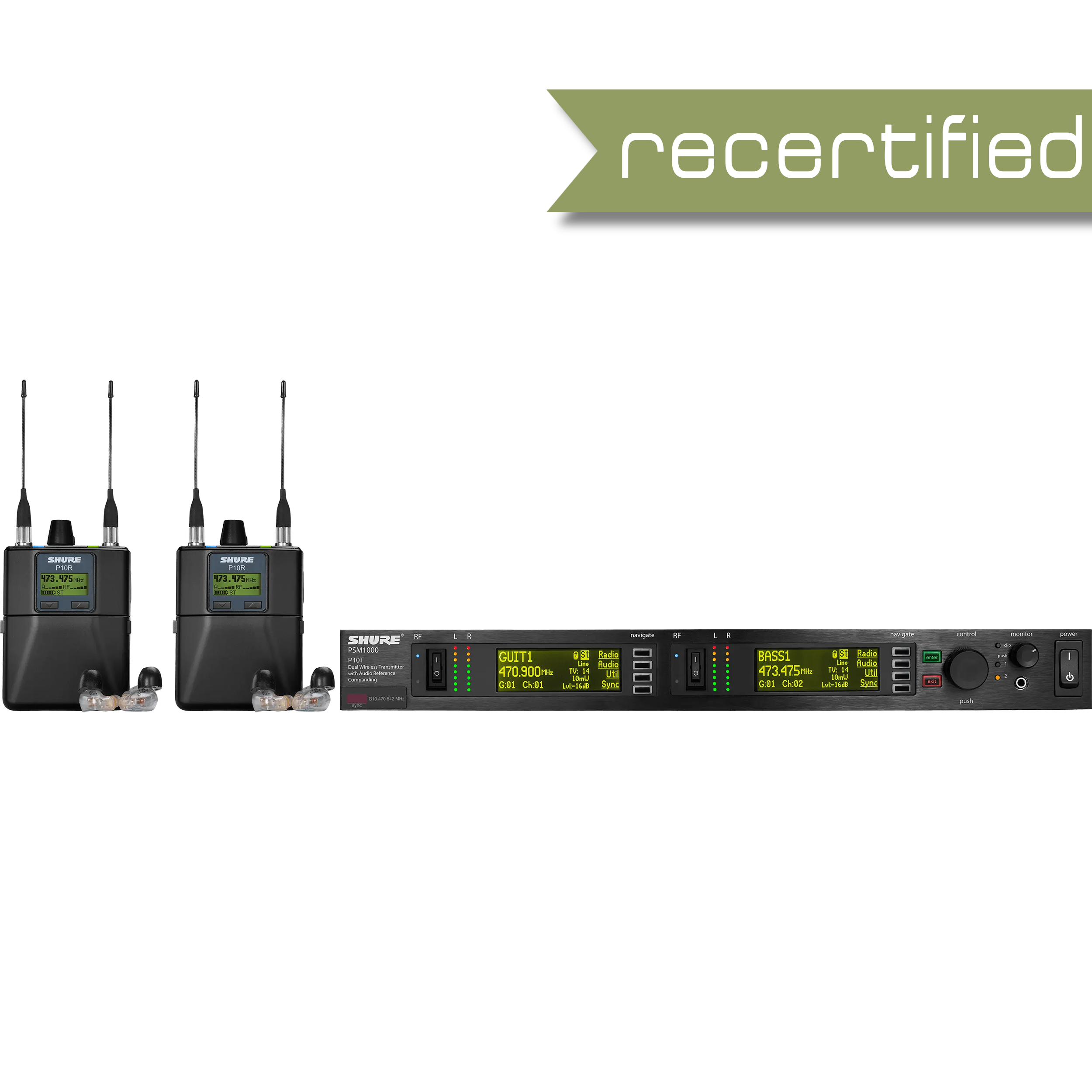 Shure PSM1000 Dual Channel Wireless Monitoring System