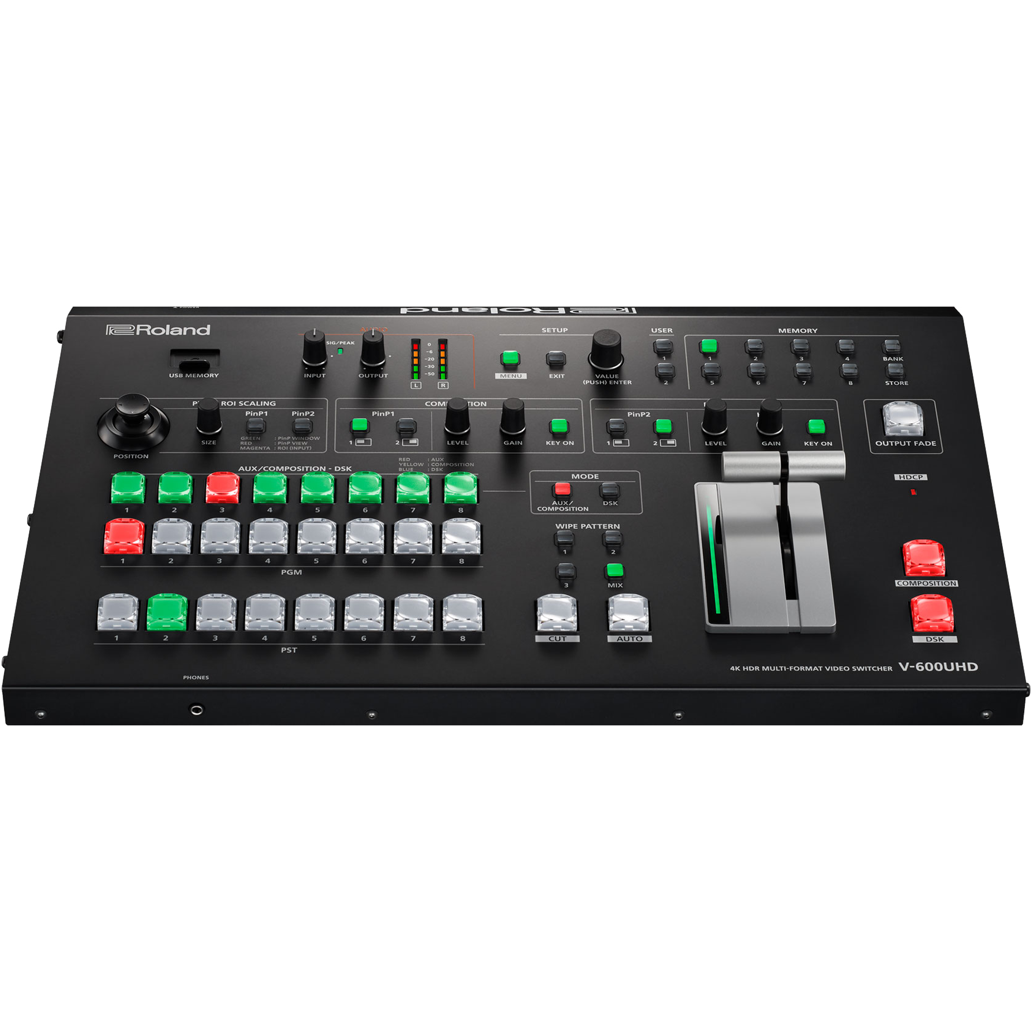 Roland V-600UHD 4K HDR Multi-format Video Switcher