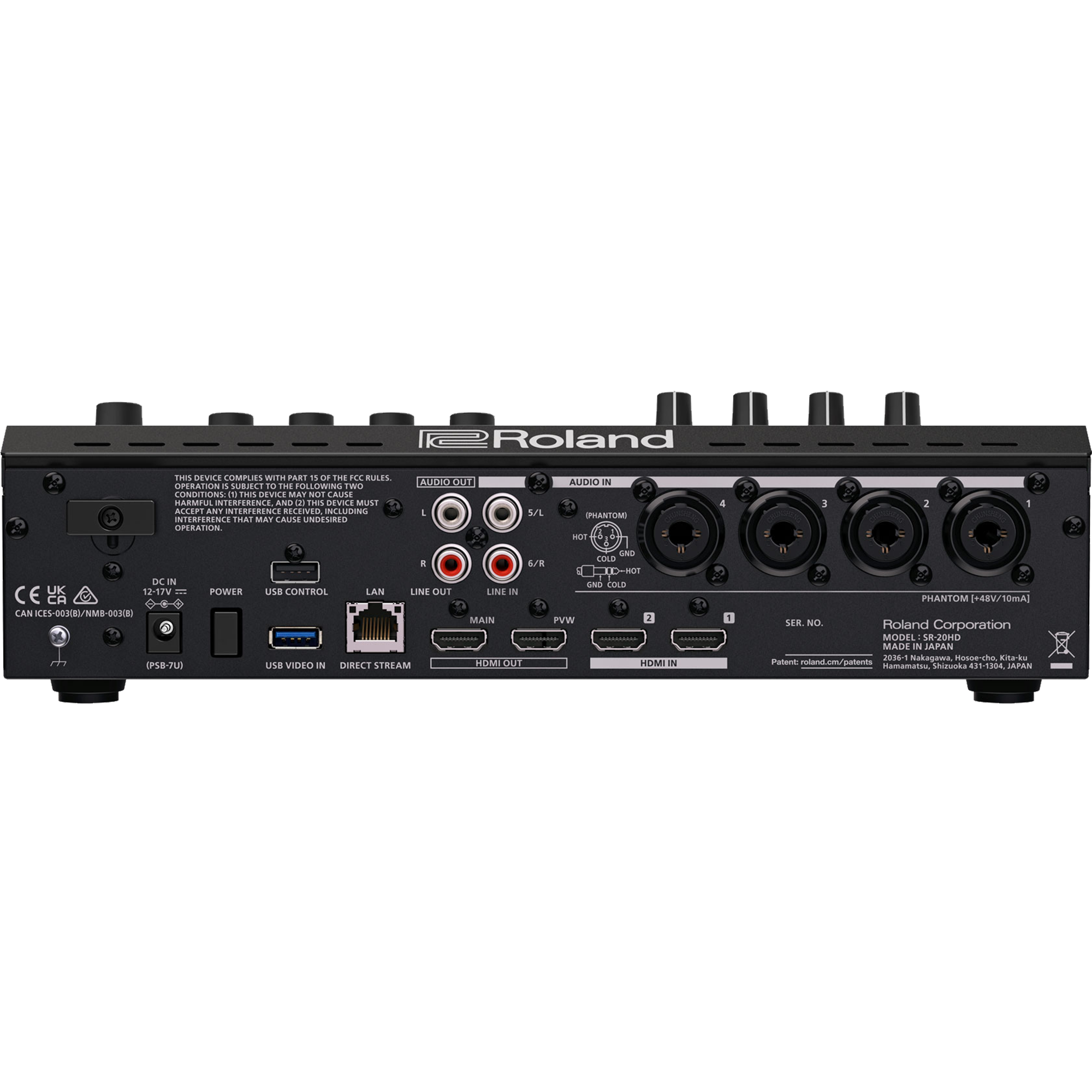 Roland SR-20HD Direct Streaming AV Mixer