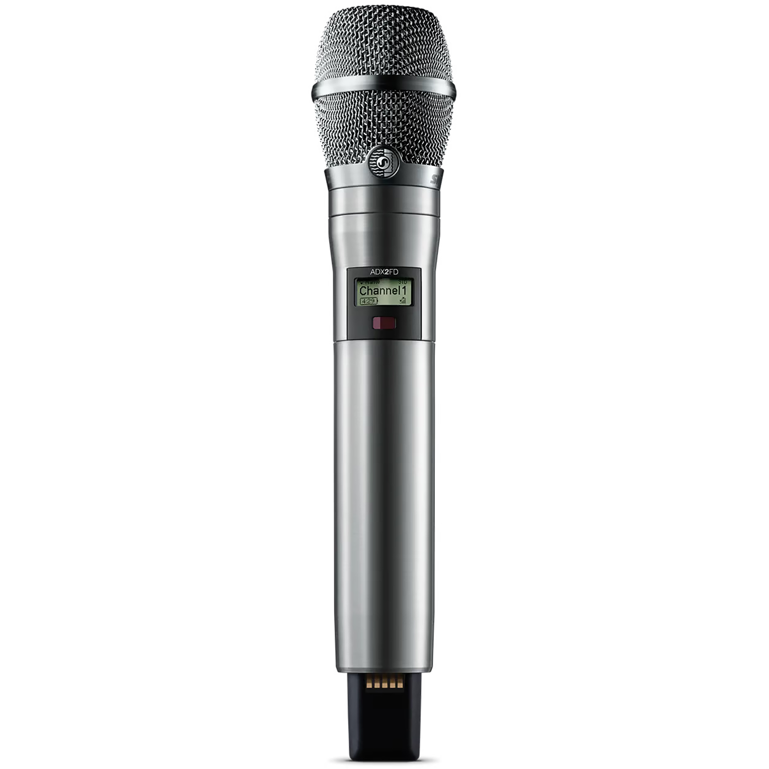 Shure Nickel ADX Frequency Diversity Handheld Transmitter with KSM 11 Microphone