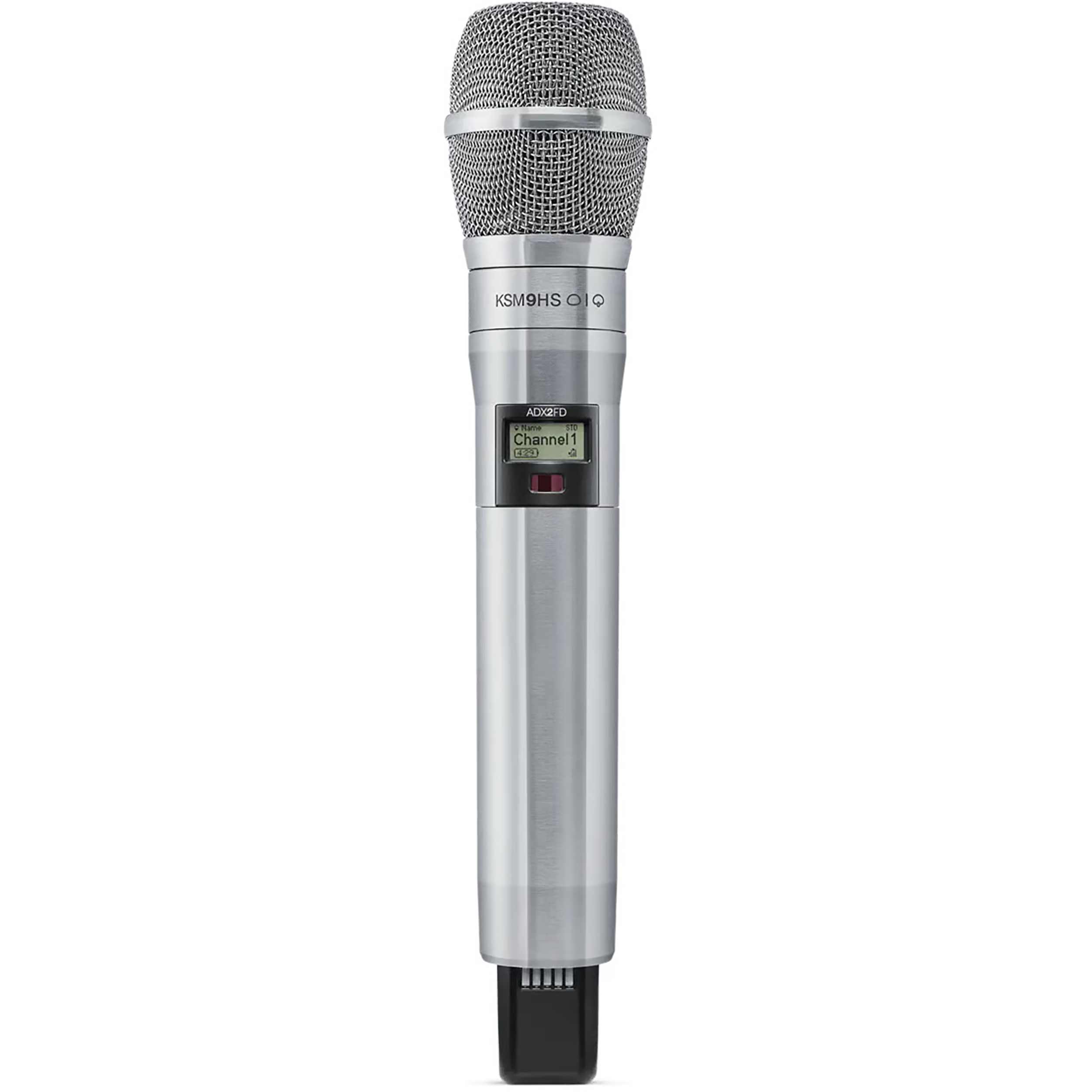 Shure Nickel ADX Frequency Diversity Handheld Transmitter with KSM 9 Microphone