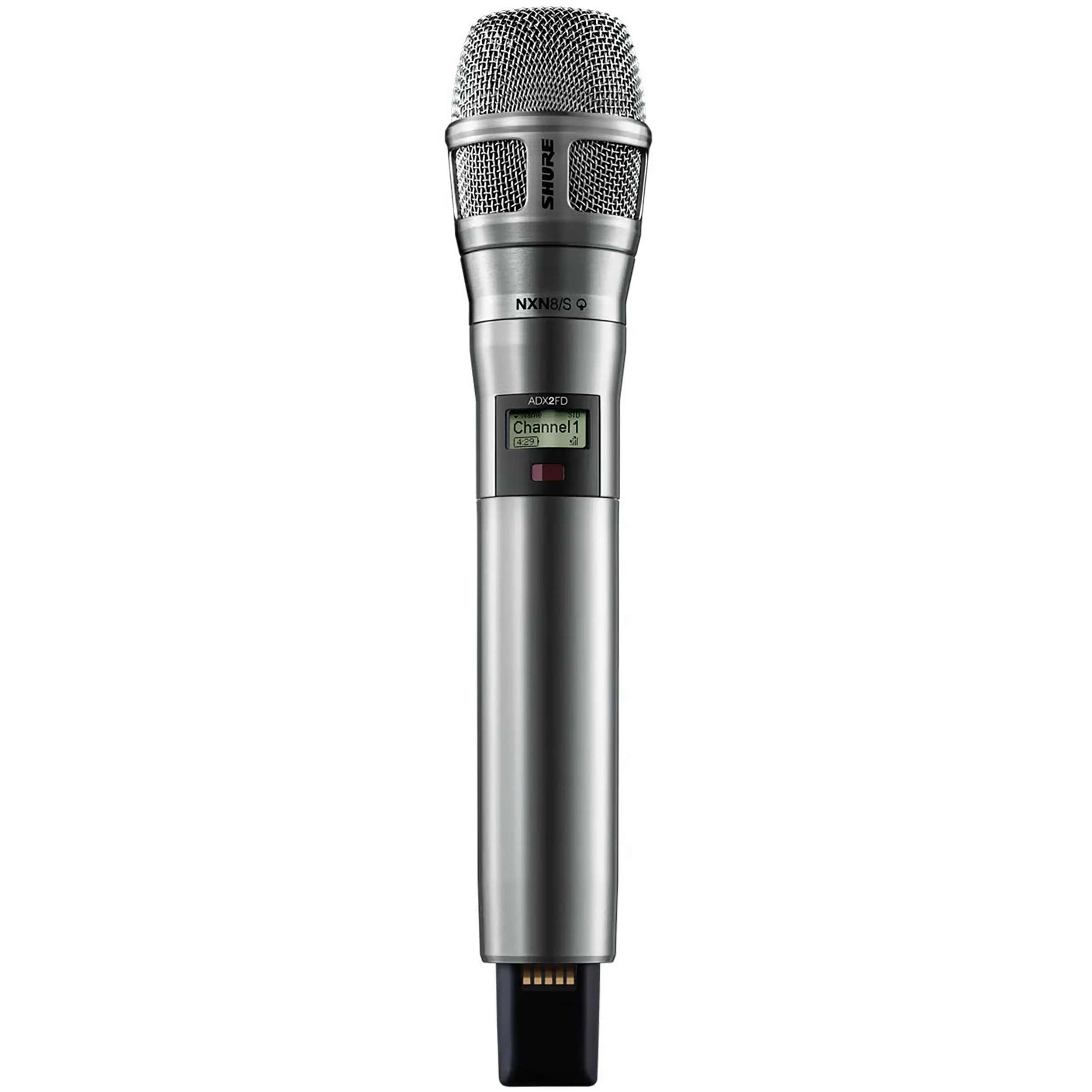 Shure Nickel ADX Frequency Diversity Handheld Transmitter with Nexadyne 8 Microphone