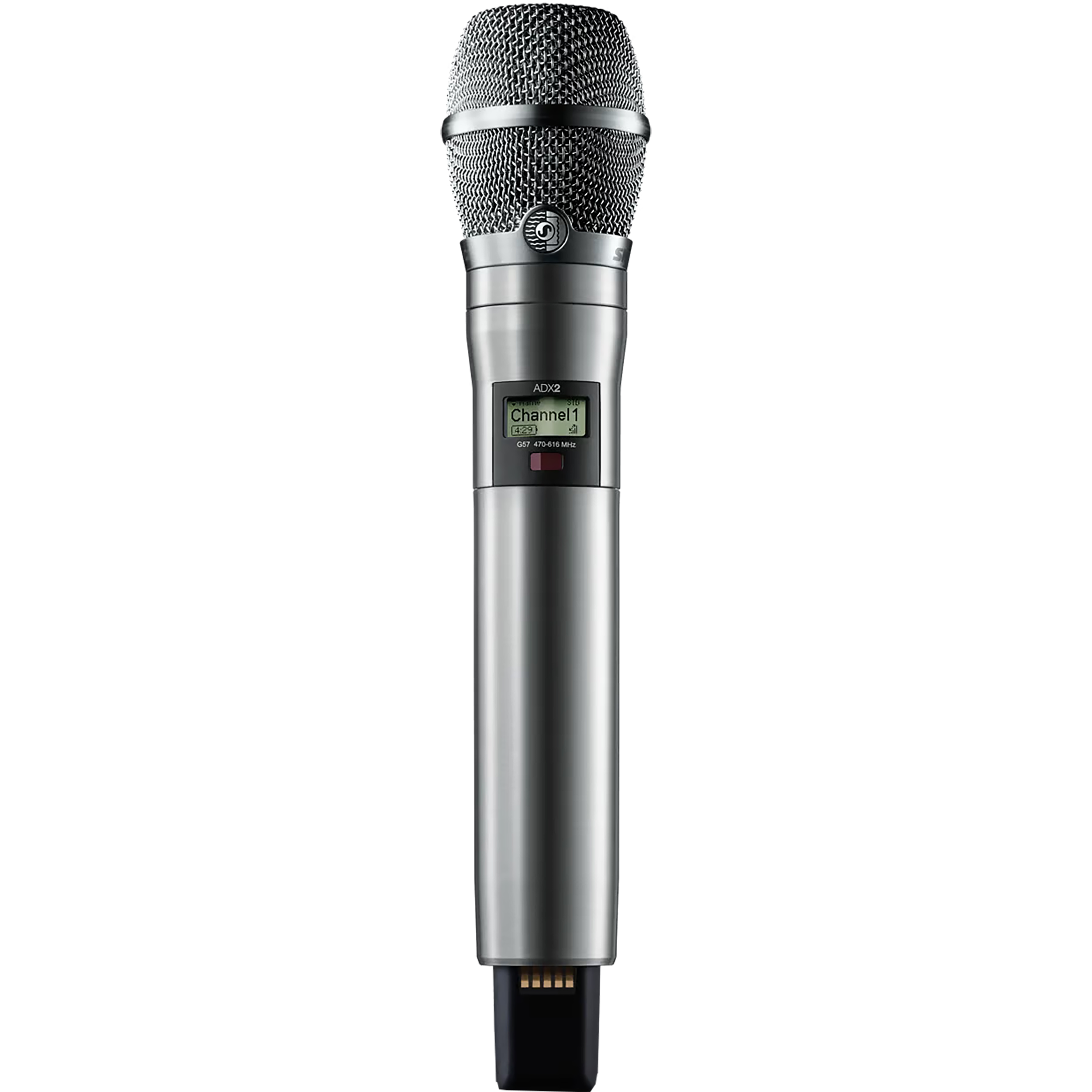 Shure Nickel ADX Handheld Transmitter with KSM 11 Microphone