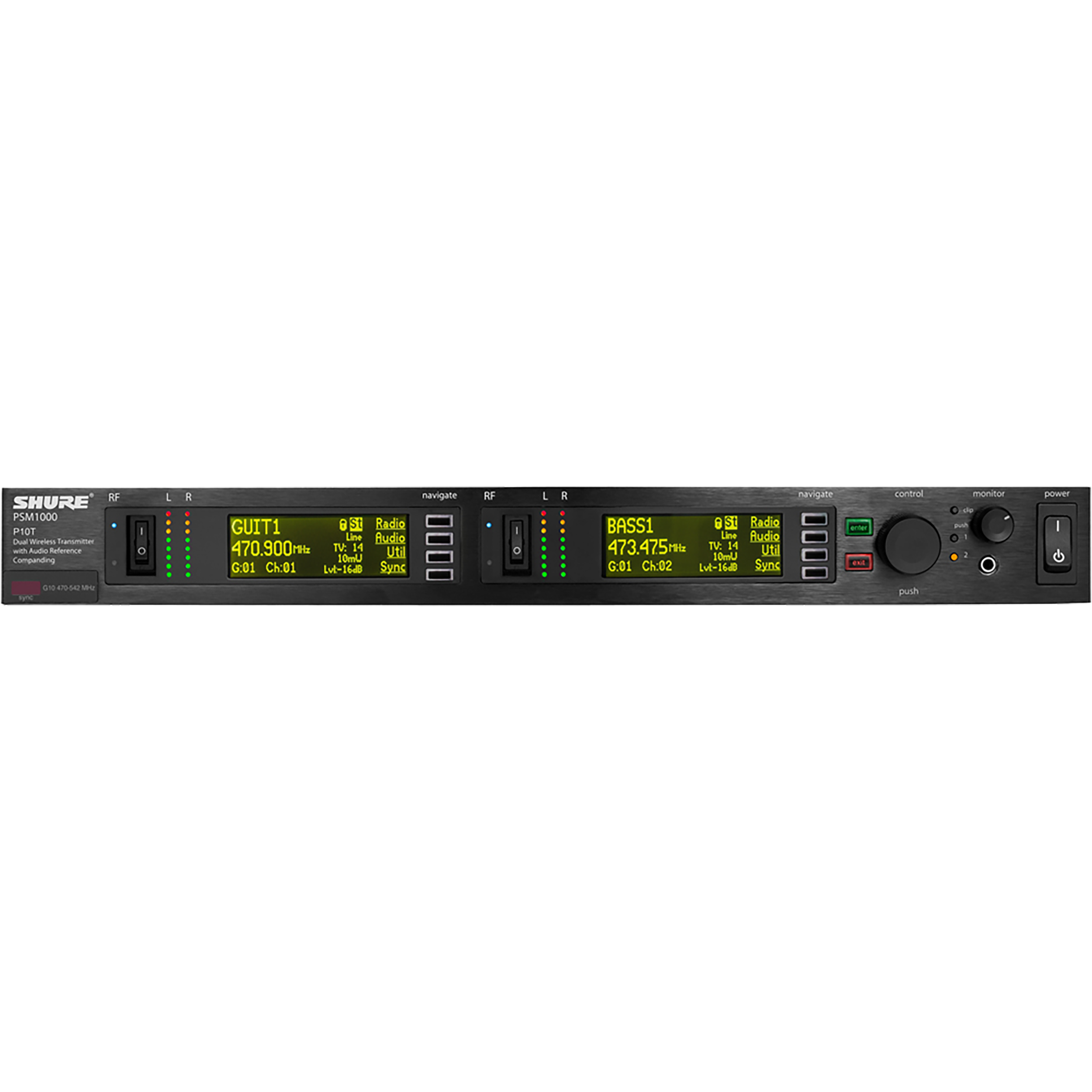 Shure PSM1000 Dual Channel Wireless Monitoring System