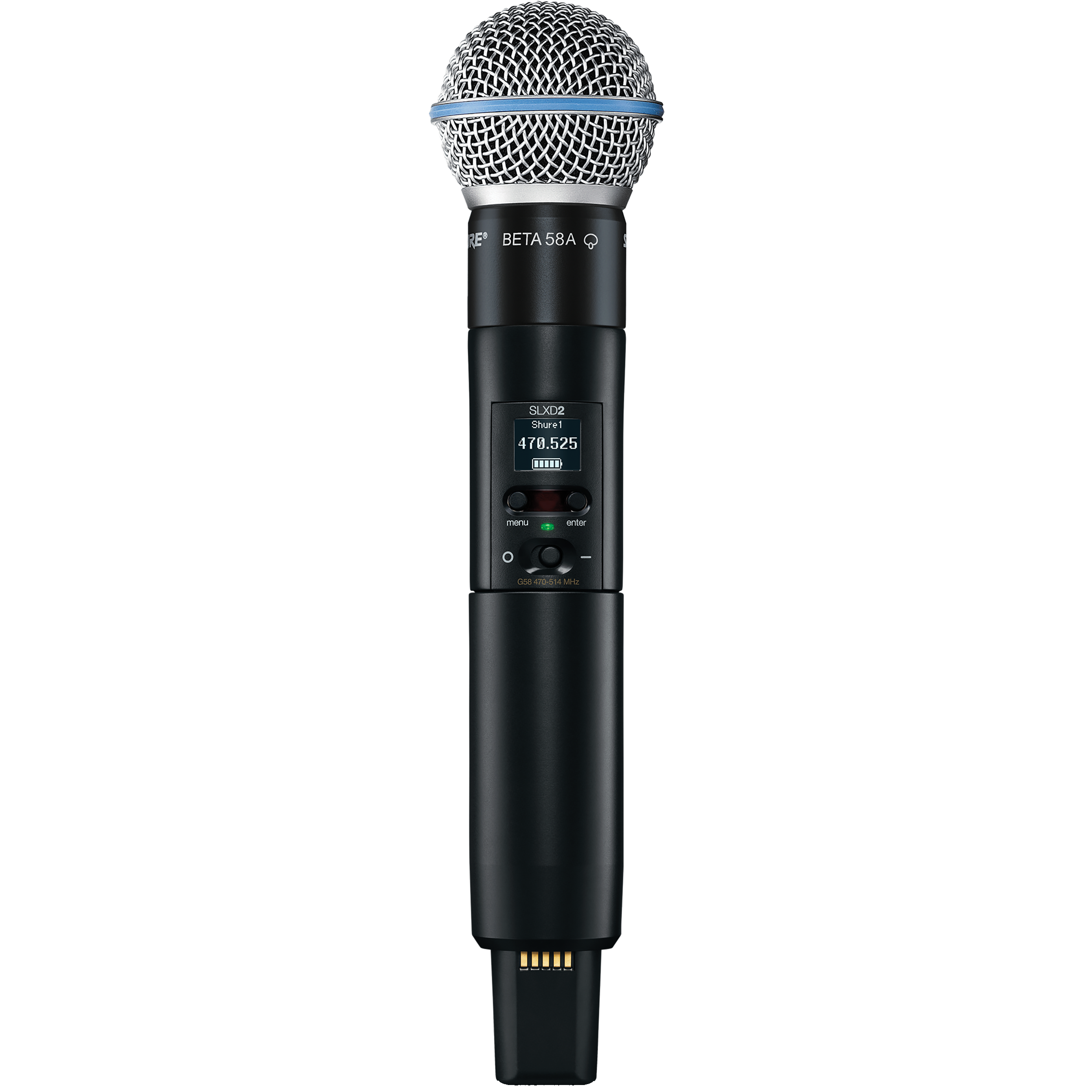 Shure SLX-D Handheld Transmitter with Beta 58A Microphone