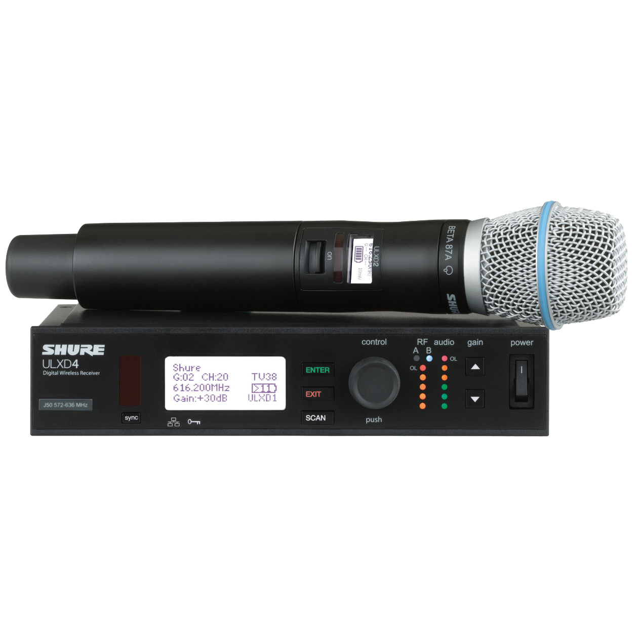 Shure ULX-D Handheld Wireless Microphone System tourPack