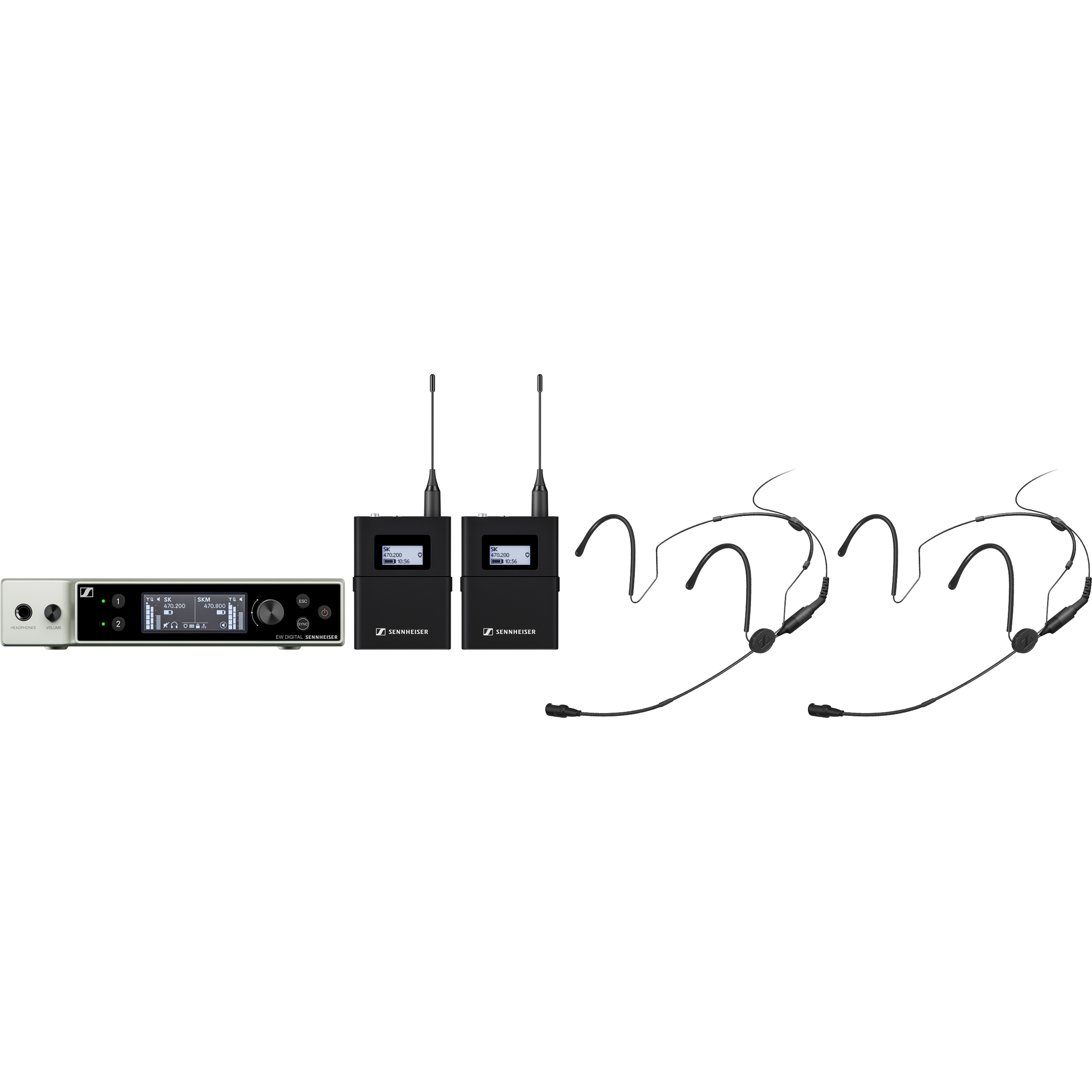 Sennheiser ew-DX Dual Headset Wireless Microphone System