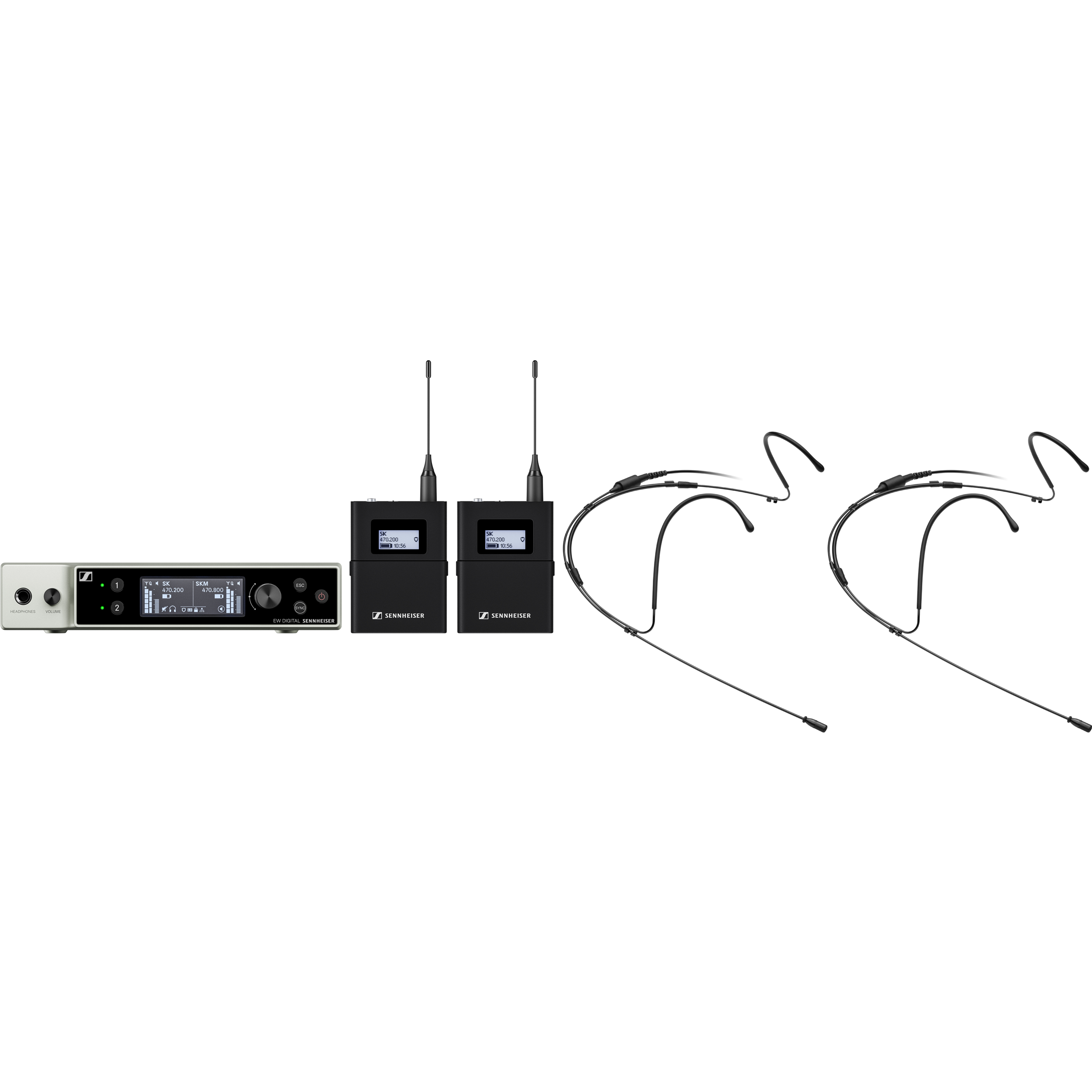 Sennheiser ew-DX Dual Headset Wireless Microphone System