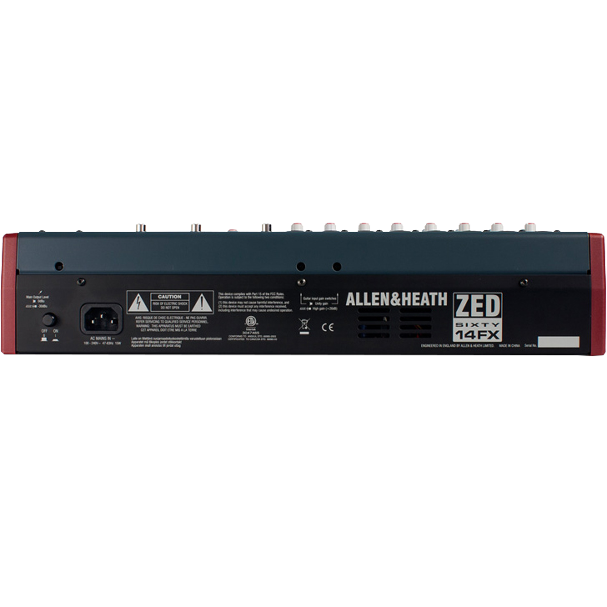 Allen & Heath ZED60-14FX Mixer tourPack with BYFP ipCase